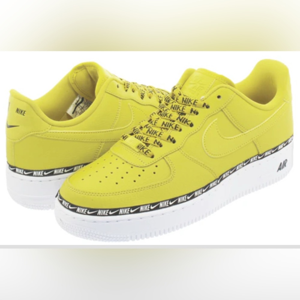 Nike Air Force 1 Low SE Premium 'Overbranding Bright Citron' AH6827-700